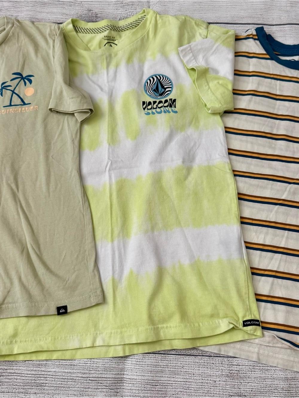 Volcom and Quiksilver Tees